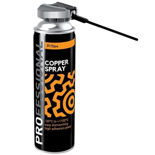 Мідне мастило-спрей Copper Spray PiTon 500 мл для різьби, фланців і вихлопної системи (до +1100&deg;C) 2941687190 фото