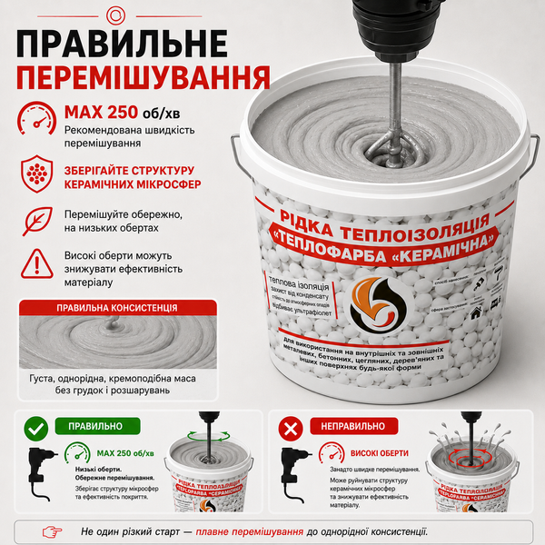 Рідка теплоізоляція для утеплення будь-яких поверхонь Теплофарба Керамічна БІЛА 1л TFW-1 фото
