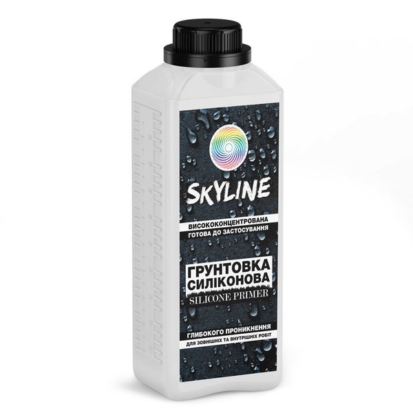 Грунтовка Силіконова висококонцентрована глибокопроникна Silicone Primer SkyLine 1л GS-S-1 фото