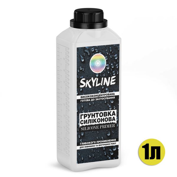 Грунтовка Силиконовая высококонцентрированная глубокопроникающая Silicone Primer SkyLine 1л GS-S-1 фото