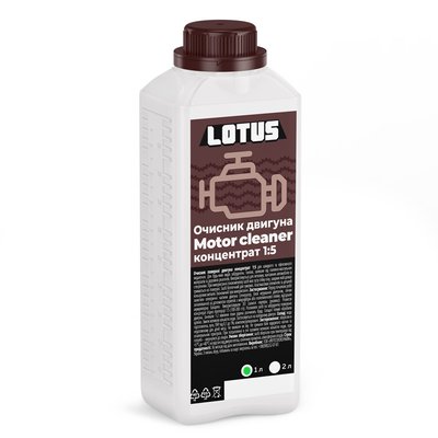 Очисник двигуна концентрат 1:5 Lotus Motor Cleaner 1 л EC-L-1 фото