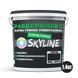 Фарба гумова структурна &laquo;РабберФлекс&raquo; SkyLine Чорна RAL 9004 1,4 кг RBS-1-9004 фото 2