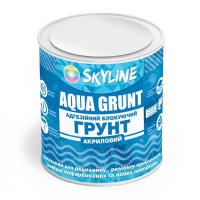 Аква Грунт Акриловий Адгезійний Блокуючий Skyline Aqua Grunt 0.75 л APU-S-075 фото