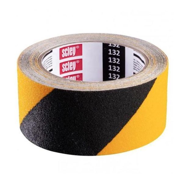 Лента антискользящая против скольжения SCLEY 48 мм x 5 м Желто-черная 0390-320548 фото