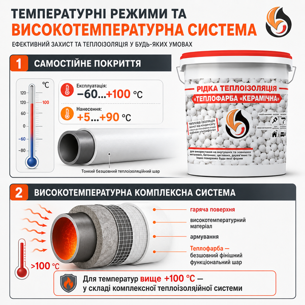 Рідка теплоізоляція для утеплення будь-яких поверхонь Теплофарба Керамічна ГРАФІТОВА 20л 2813190468 фото