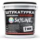 Штукатурка "Баранець" Skyline Силіконова, зерно 2 мм, 7 кг SKB2-S-7 фото 1