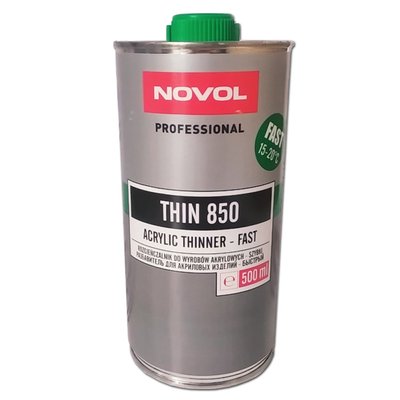Розчинник "Швидкий" Novol Thin 850 для акрилових виробів 500 мл 2111 фото